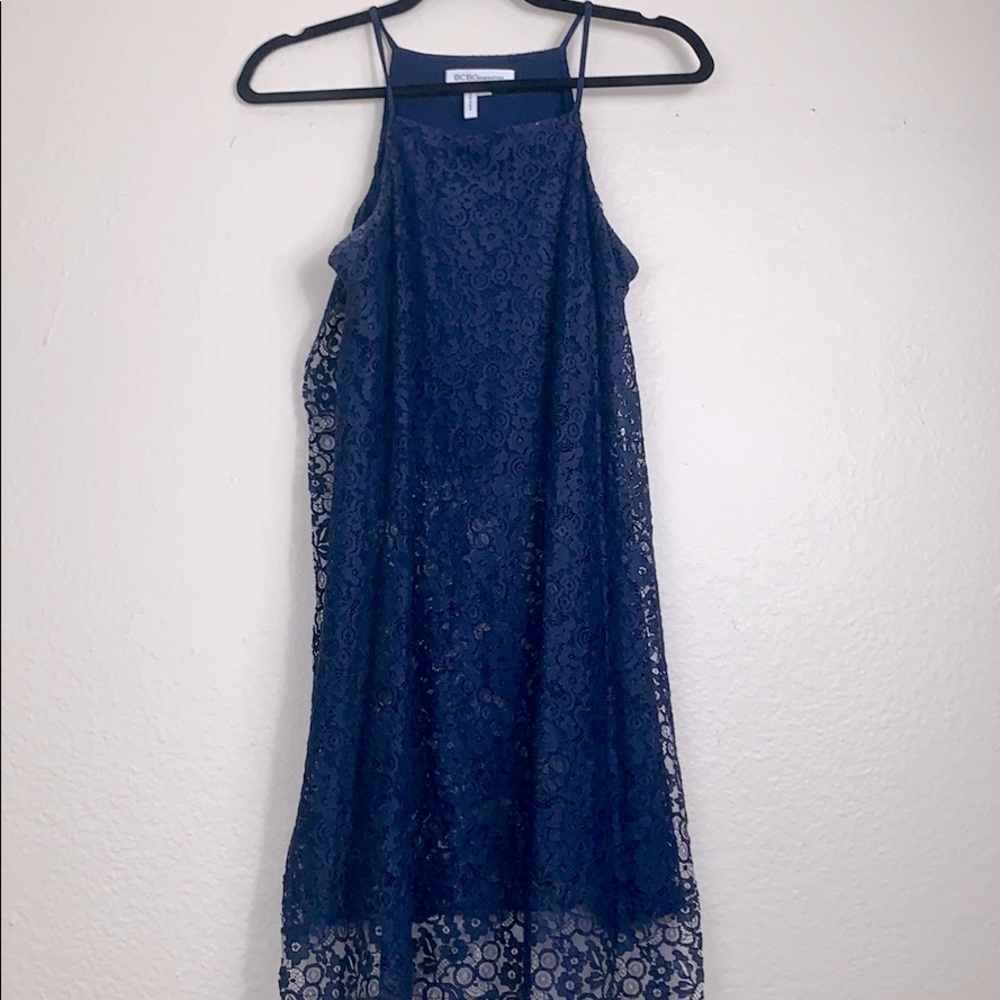 Royal Blue BCBGeneration Lace Crop Top Size S